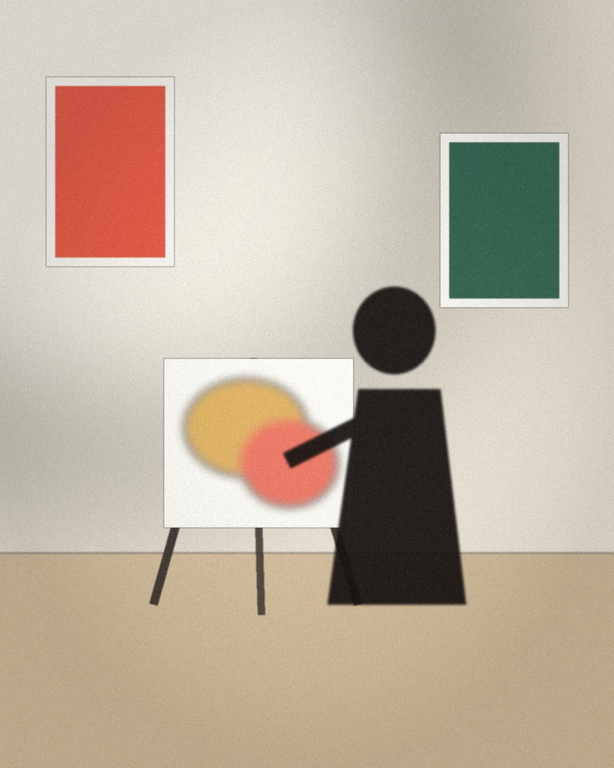 Portrait de l'artiste dans son atelier (visuel provisoire)