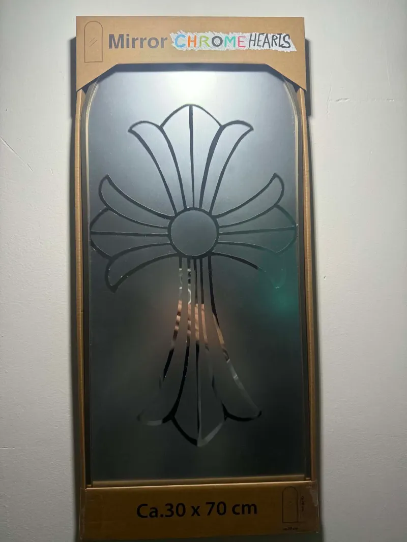 Miroir Chrome Hearts — Miroir décoratif, 70 × 30 cm, 2026